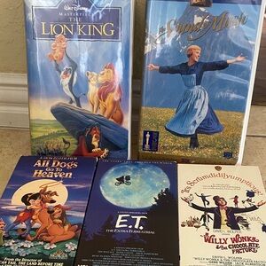 Disney and Classic Movie VHS Collection